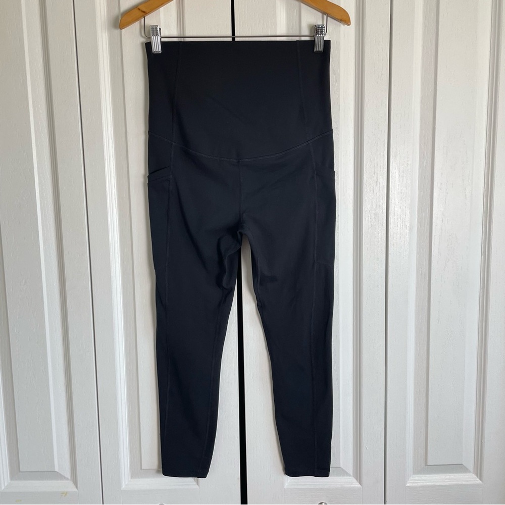 Fabletics Maternity Pureluxe Leggings Women’s S-M* Black Stretch Comfort Pockets
